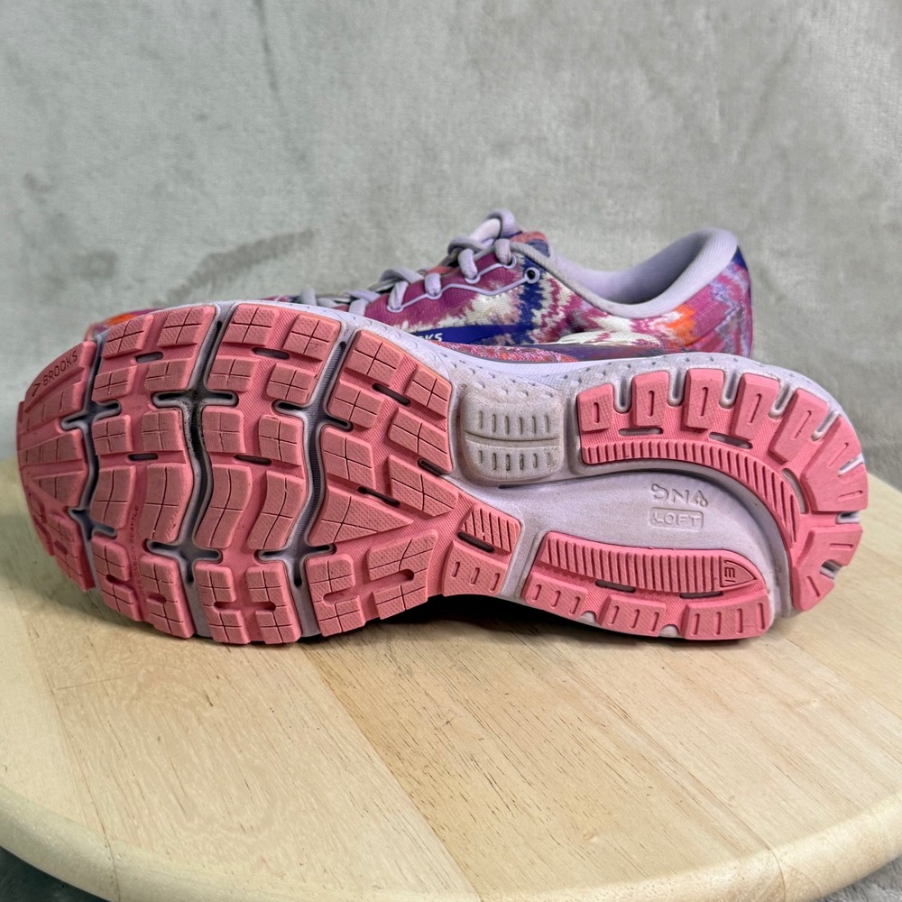 Brooks Ghost 13 Unity Together Purple Pink Running Shoes 1203381B563 Womens 9 - Picture 12 of 16